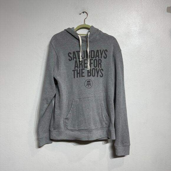 J. America Gray Barstool Sports Hoodie Sweatshirt Sz L - Picture 2 of 11